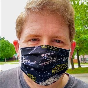 Face mask, Star Wars, 2 layers, 100% cotton